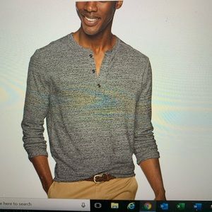 J Crew Mercantile Men’s Long Sleeve Henley